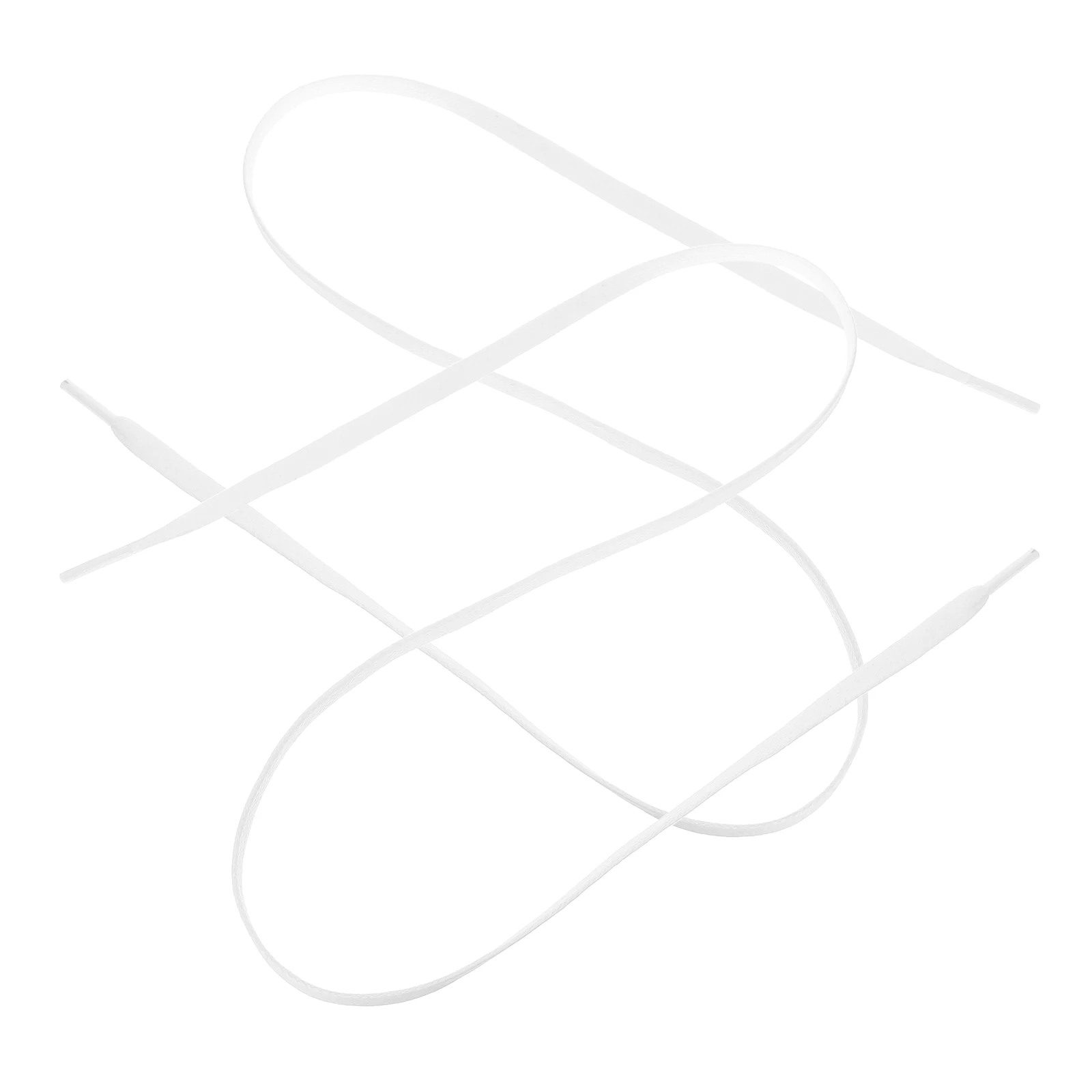 

1Pair Waxed Cotton Shoelaces Flat Shoelaces Casual Sneaker Shoe Tie for Running Jogging Sports Use Casual Shoe Tie