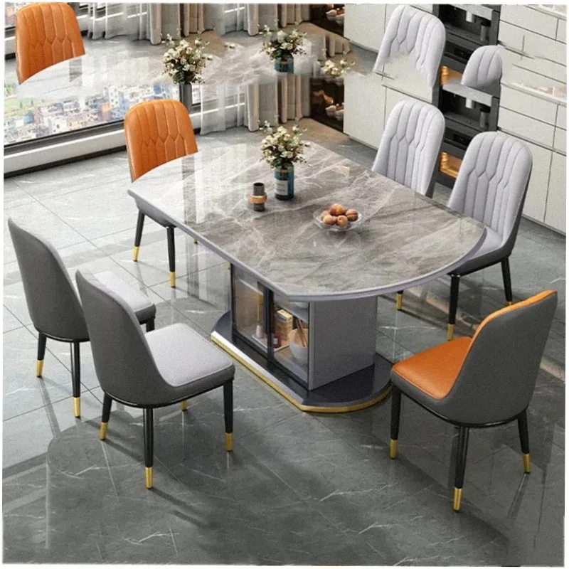 Organizer Designer Dinner Table Modern Unique Space Saving Hotel Dining Table Living Room Storage Mesa De Jantar Home Furniture