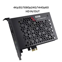 ezcap324B Live Gamer Raw PCIE 4K Tarjeta de captura de videojuegos Registro y transmisión en vivo para sistemas de juegos Videocámaras