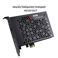ezcap324B Live Gamer Raw PCIE 4K Video Game Capture Card Record & Live Stream for Gaming Systems Camcorders