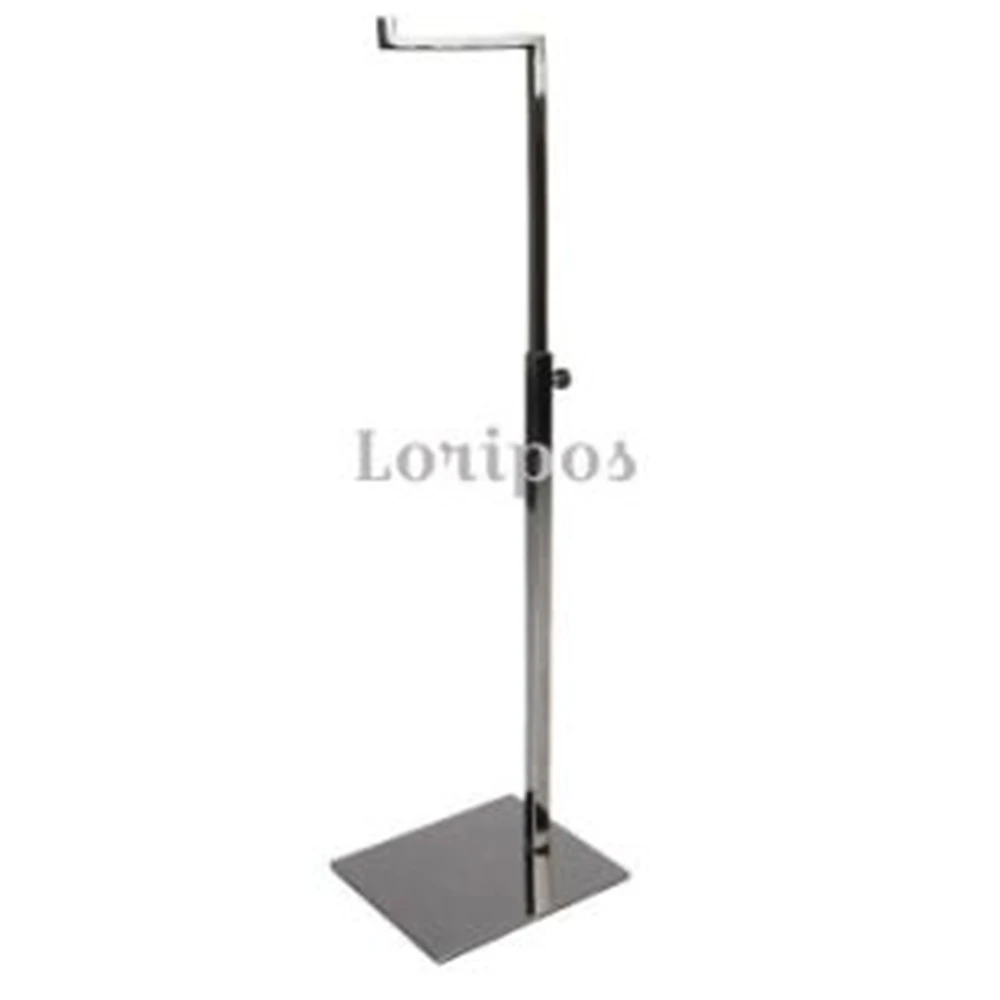 Loripos 7-shape Metal Bag Hook Hanger Stand Countertop Wig Hat Display Rack Desk Handbag Hanging Bracket Shelf Adjustable Height