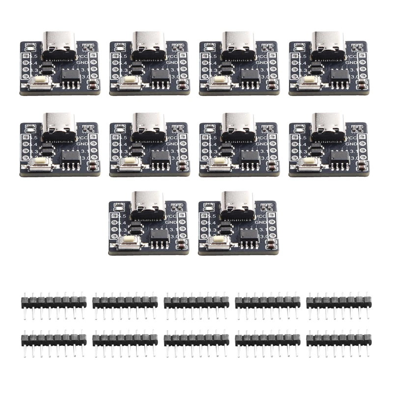 DT98 STC8G1K08A Core Board Development Board 10Pcs 8-Pin 51 MCU Module Type-C for DIY Embedded Systems Learning Prototyping
