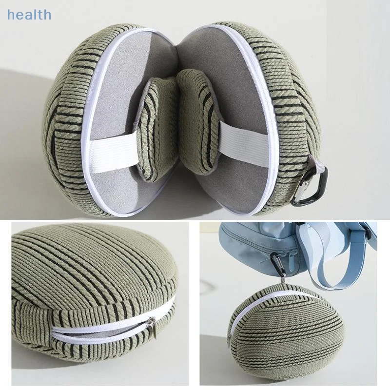 

Travel 2 In 1 Portable Neck Pillow Sleeping Mask Multifunctional Eye Cover For Airplane Office Flight Sleep Rest