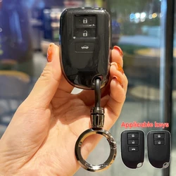 2/3 Buttons TPU Car Smart Key Protective Case Cover Fit for Toyota Yaris X Hiace Vios Verso Camry Corolla Accessories