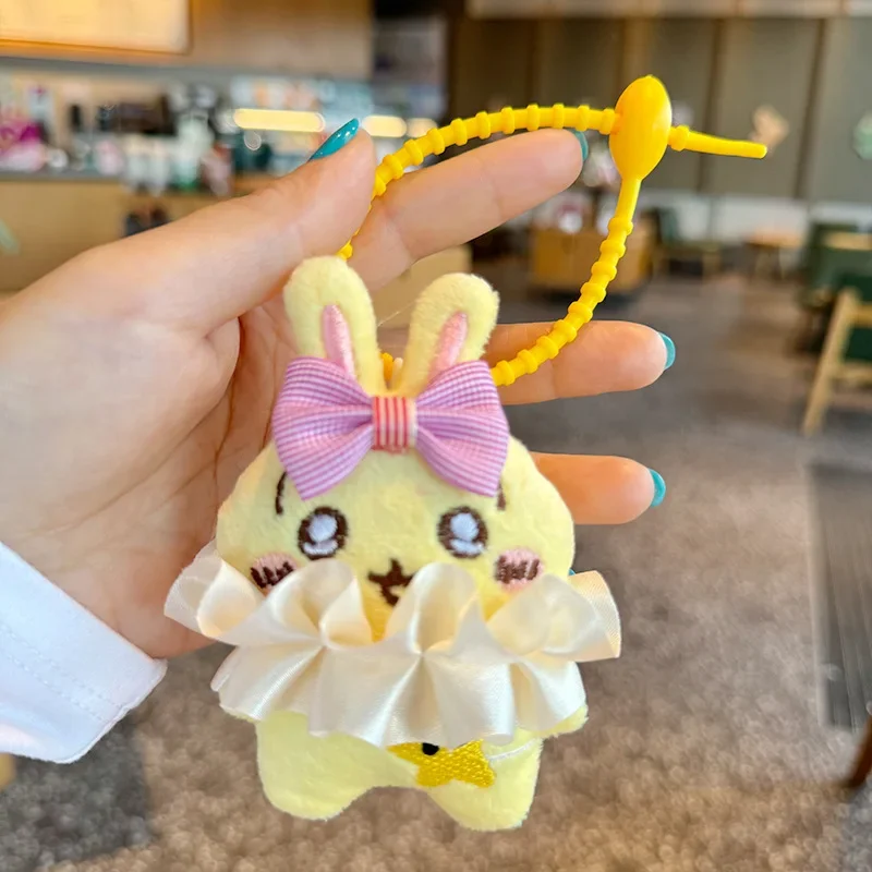 New Self Mocking Bear Pendant Chiikawa Hachiware Usagi Chii Kohachi Usaki Bag Hanging Adorn Cute Keychain Doll Toys Girls Gifts