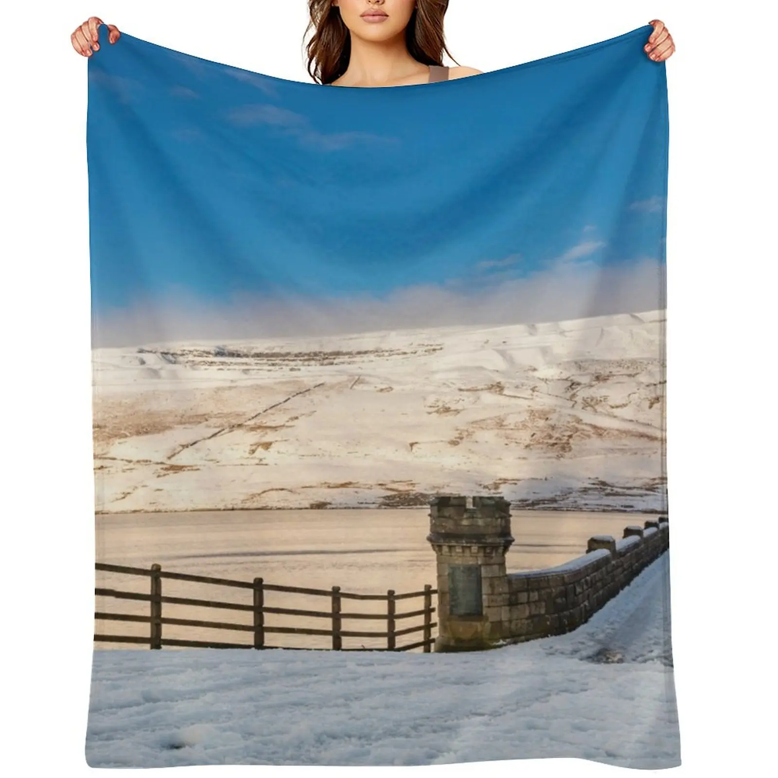 

Snow on the wall Throw Blanket Large Plaid Summer Beddings cosplay anime Blankets