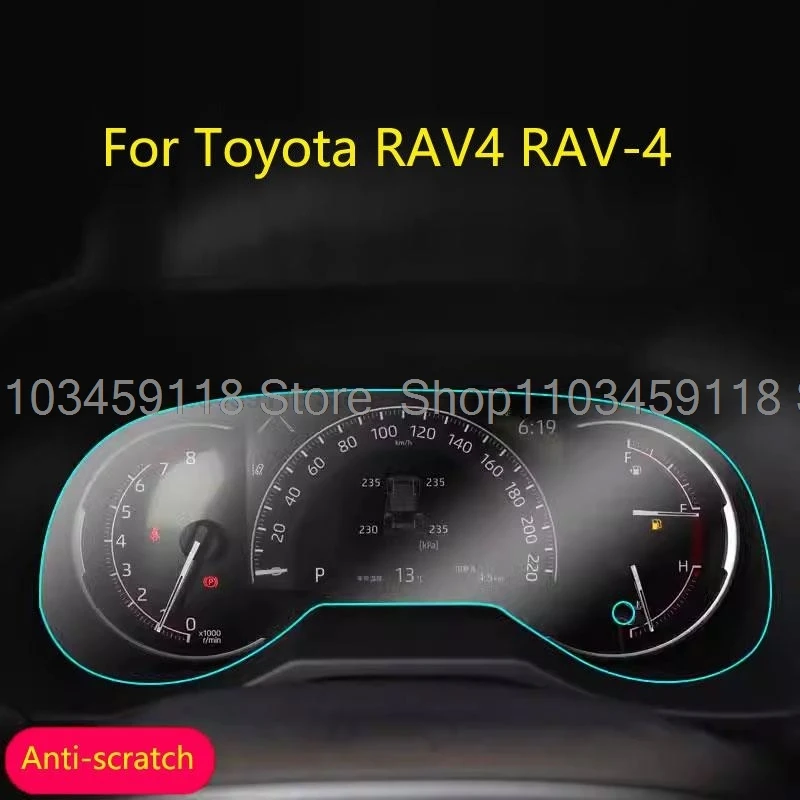 Tpu Protective Film For Toyota RAV4 RAV-4 2020 Car Instrument Panel Protector Dashboard Center Control anti-scratch accessories