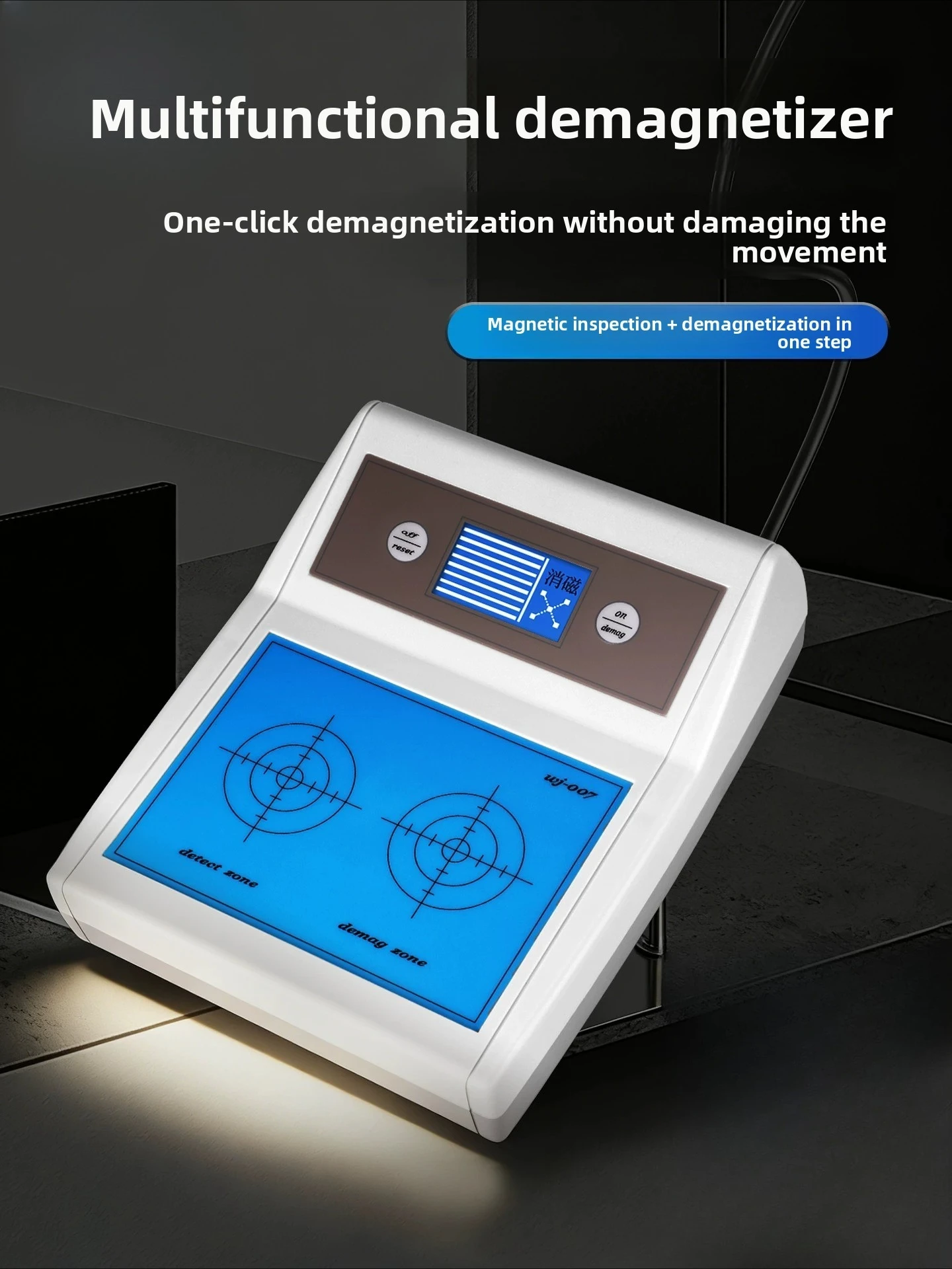 watch repair tool demagnetizer mechanical watch demagnetizer magnetic detection demagnetizer maintenance tool