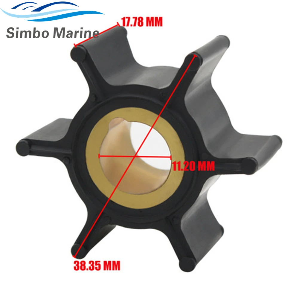 0389576 Water Pump Impeller For Johnson Engine 4 4.5 5 6 7.5 8 HP Outboard 0433914 0777822 389576 433914 777822 Sierra 18-3091