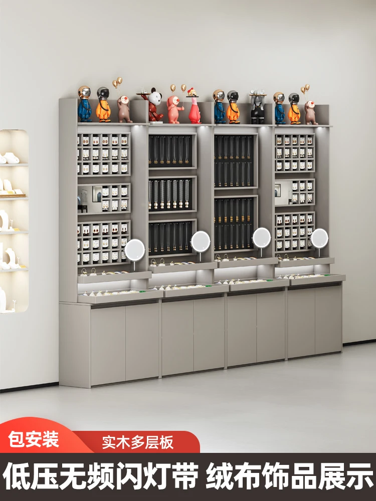 Stand Boutique Store Jewelry Pendant Display Cabinet Send  Container