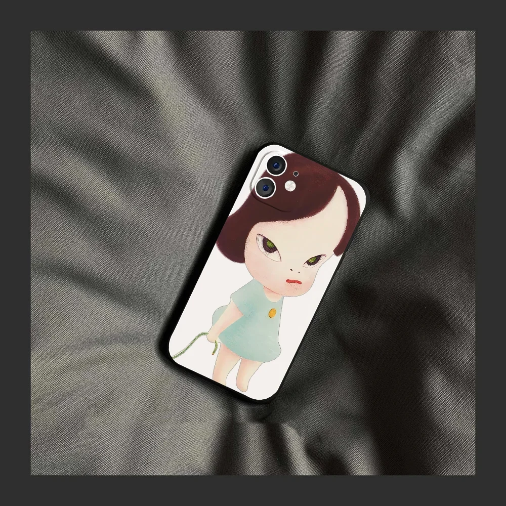 Y-Yoshitomos Nara Phone Case Silicone Soft For IPhone 16 15 14 13 12 11 Plus Pro Max Plus