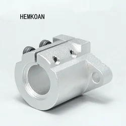Aluminum alloy guide shaft support fixed seat open type bearing bracket bushing mask machine accessories ZHFTA