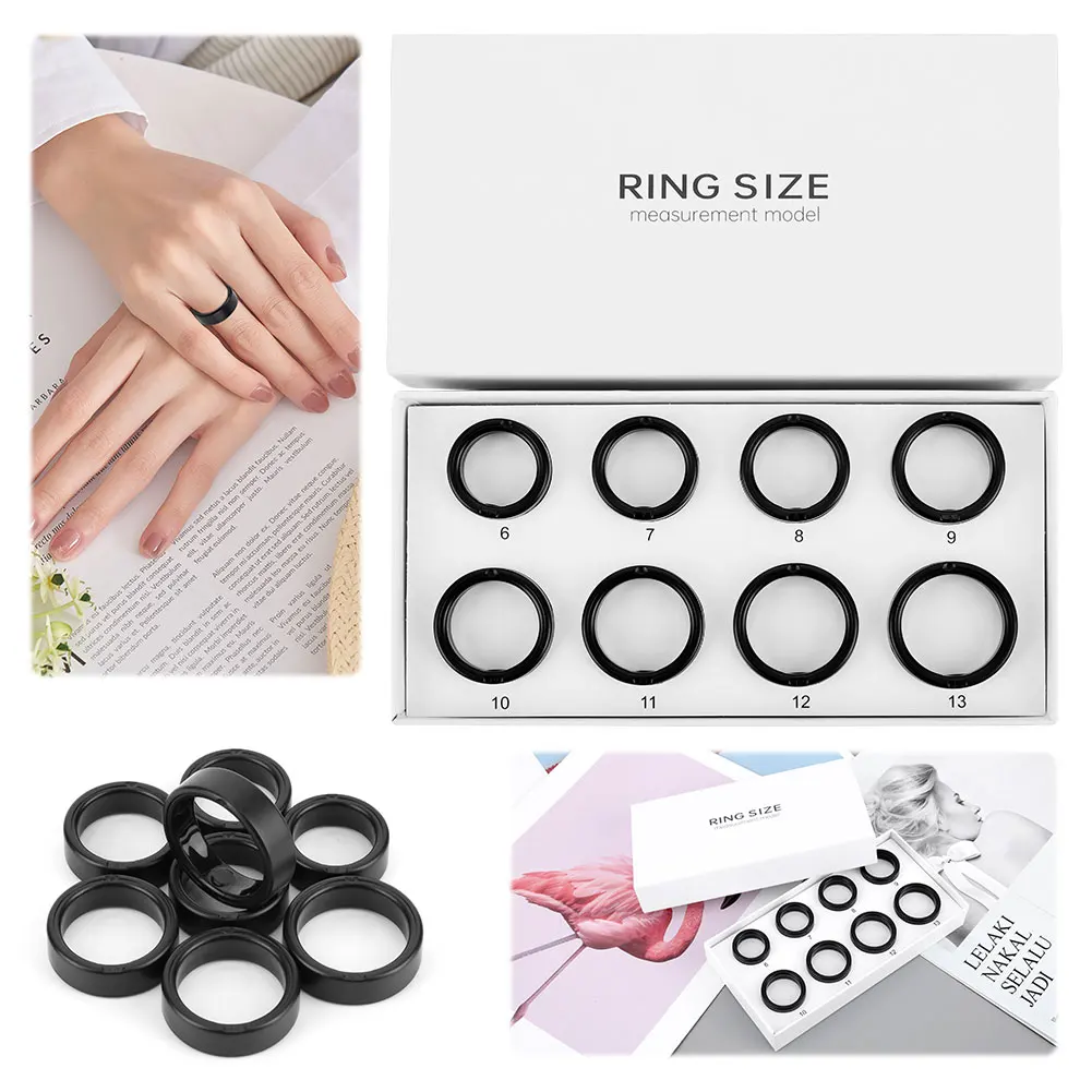 طقم تحجيم الحلقة الذكية حجم عدة أولاً قبل شراء 8 عينة حلقة ابحث عن مجموعة تحجيم الحلقة المثالية مقاسات 6 -13