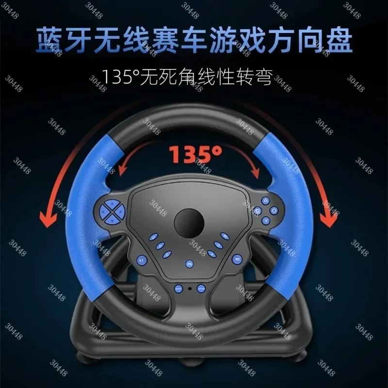 PS4 Racing Game Steering Wheel 4-in-1 Gaming Wheel Compatible with PC Computer Android PS3