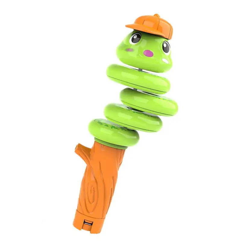 Caterpillar Toy Creative Snake-Shaped Caterpillar Fidget Rotating Hand Whistle Toy Learning & Educational Toys Fine Motor Skills