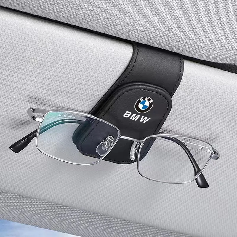 Auto Sonnenblende Brille Clip Brillen Clip Automobil Sonnenbrille Halter Karte Fall Für BMW X3 X5 X6 E30 E38 E39 E46 E60 E61 E90