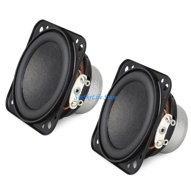 E65E Highly Power 50mm Neodymium Speaker 4Ω 10W Long Strokes Rubber Edges For Portable Sound Systems