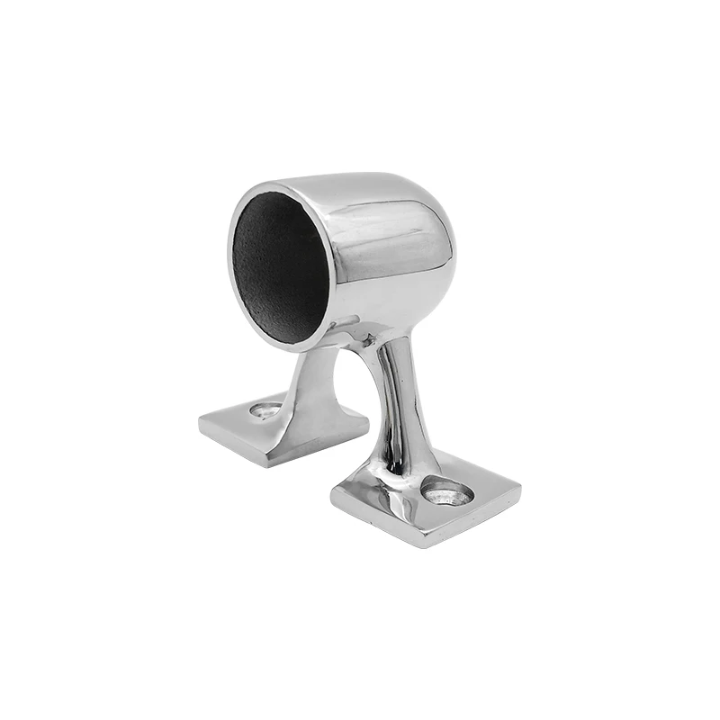 316 Stainless Steel Boat Hand Rail Fitting 25mm Stanchion Support 90 Degree Marine Grade Stainless Steel Boat Hand Rail Fitting