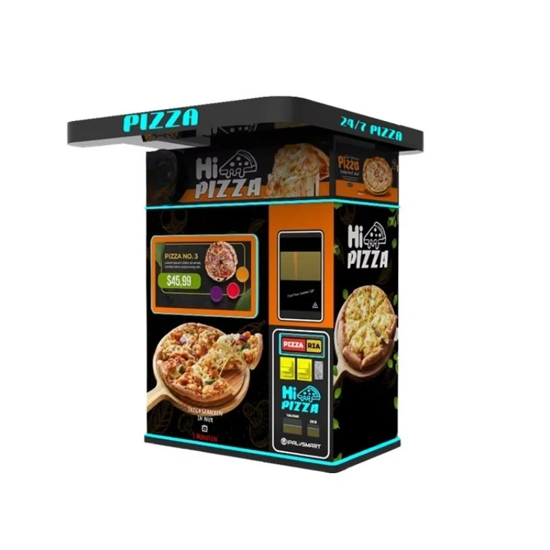Fast Food Smart Technology Fully Automatic Pizza Vending Machine Different Size High Quality Good Price Hot Sale