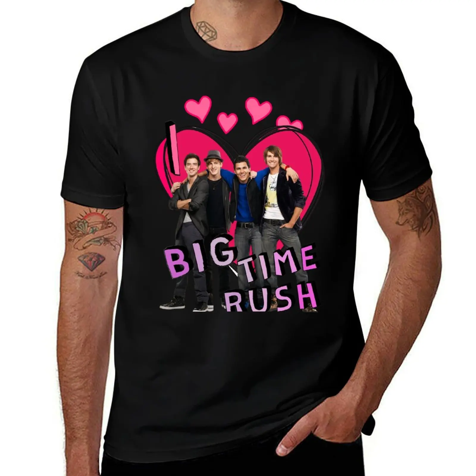 Vintage Logo Music Band Tour T-Shirt Casual Fashion Print Tee Top T-Shirt