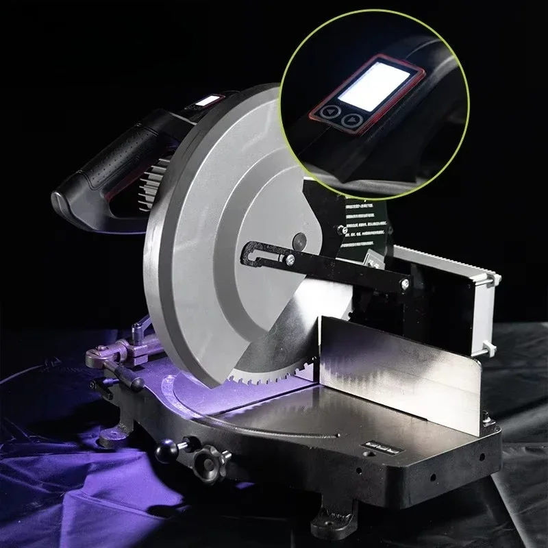 

Adjustable speed dry cut saw brushless chopping cold metal sawing cutting circular miter saw machine