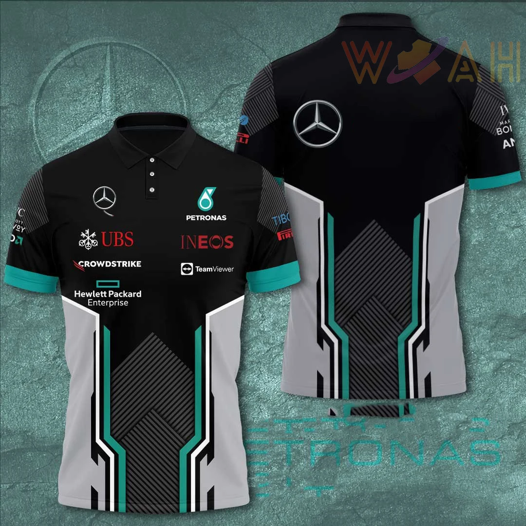 

Summer New F1 Racing Competition Outdoor Extreme Sports Quick Drying Breathable Cycling Suit POLO Shirt Oversized Men's Tops