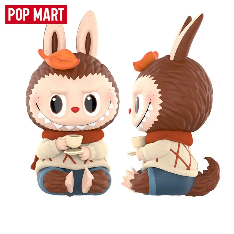 

POPMART The Monsters Zimomo Warm Sweater Series figurine Items for Toy Anime Doll xmas gift Trendy toys labubu