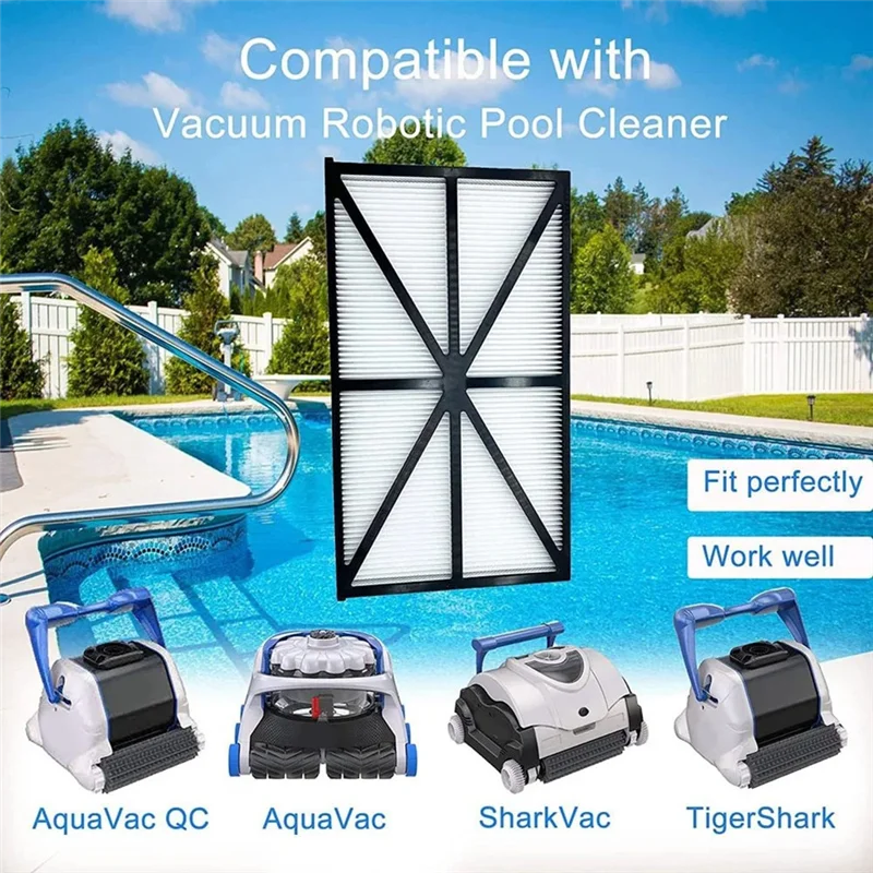 A22F-For Hayward Robotic Aquavac RCX70101 RCX70101PAK2 خرطوشة فلتر تناسب Sharkvac Maytronics منظف حمام السباحة Tigershark