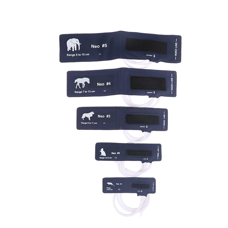 Vet Use Cuff Animals Cuff CONTEC08A Veterinary Blood Pressure Monitor Cuff 5 Types Mouse/Cat/Dog/Horse/Elephant With Connector