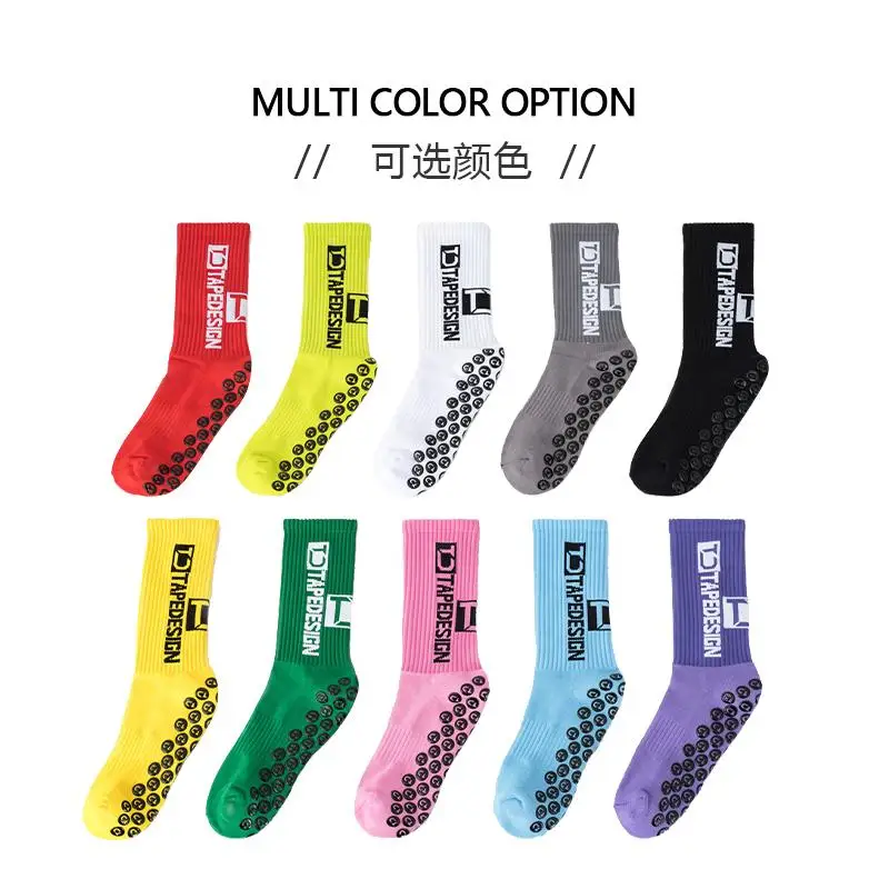 Anti Slip Soccer Socks Adults Men Women One Size Fits All Towel Bottom Sport Basketball Football Baseball Rugby Grip Socks