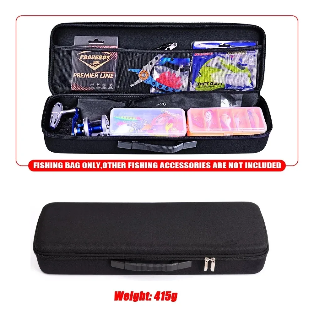 Tragbare Angeln Werkzeug Tasche EVA Stoßfest Tragbare Angelrute Tasche Schwamm Futter Angeln Rad Angeln Zubehör Kit Outdoor – Detail 10