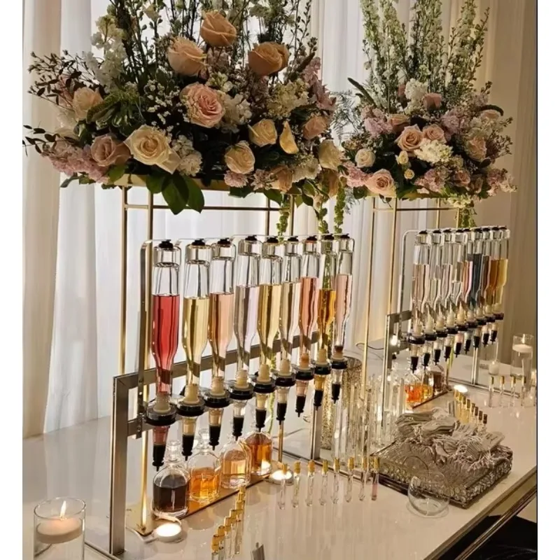Personalized 6/9/10/12 Bottles Wedding Decor Wall Mount Essential Oil Dispenser Perfume Bar 375ml/500ml