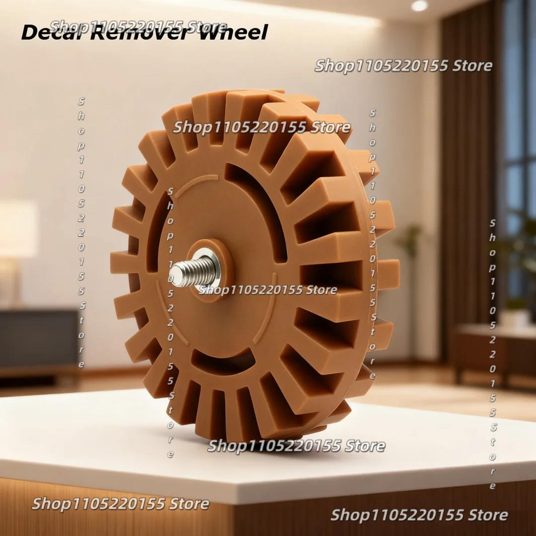 100mm Decal Remover Wheel 4 Inch Car Eraser Wheel Paint Repair Rubber Effective Pad Remove Vinyl Decals Pinstripes with Dril