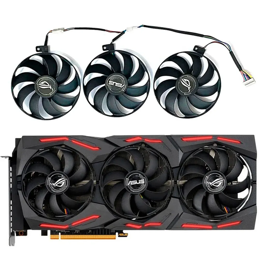 T129215SU 7Pin GPU Card Cooler Fans For ASUS ROG STRIX-GeForce RTX 2070 2080 SUPER Ti GAMING RTX2080 RTX2080Ti Fan