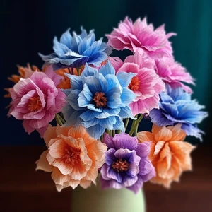 9 Main Sales Flower Crepom Paper - №8