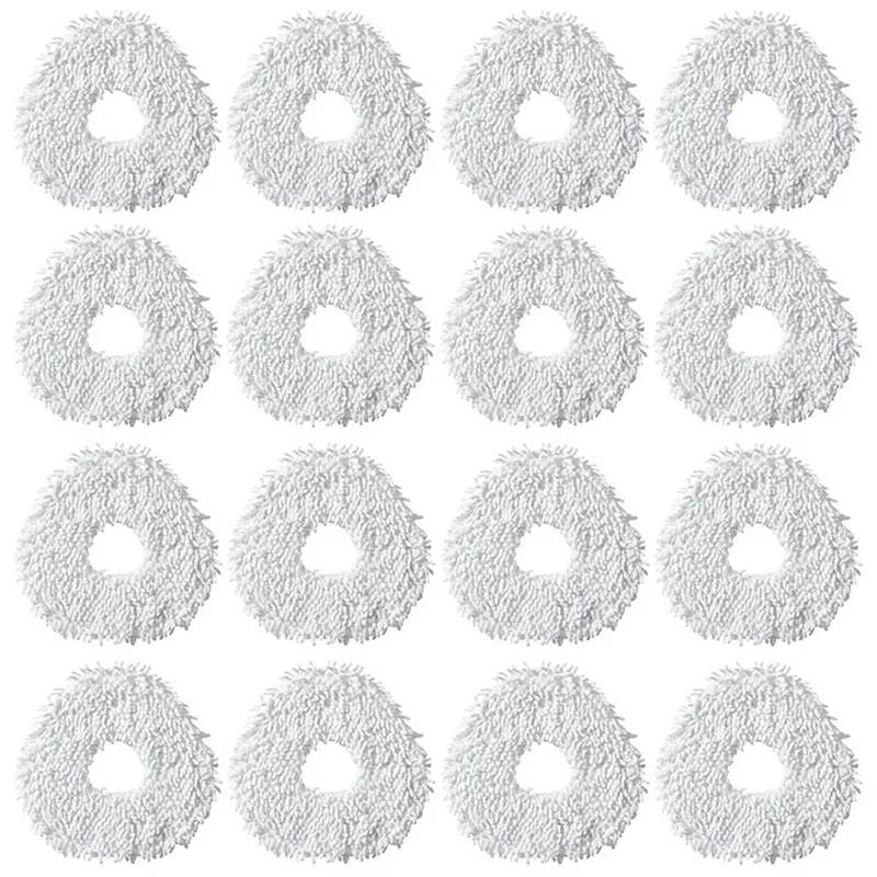 16Pcs Mop Cloth Pads for T10 Robot Vacuum Cleaner Accessories Parts Microfiber Mops