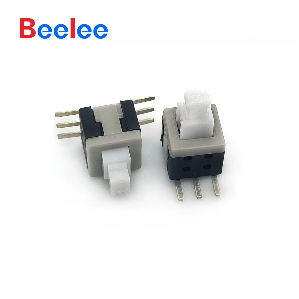 

500 шт., самоблокирующийся водонепроницаемый микротактовый переключатель Beelee, мини-кнопочный переключатель