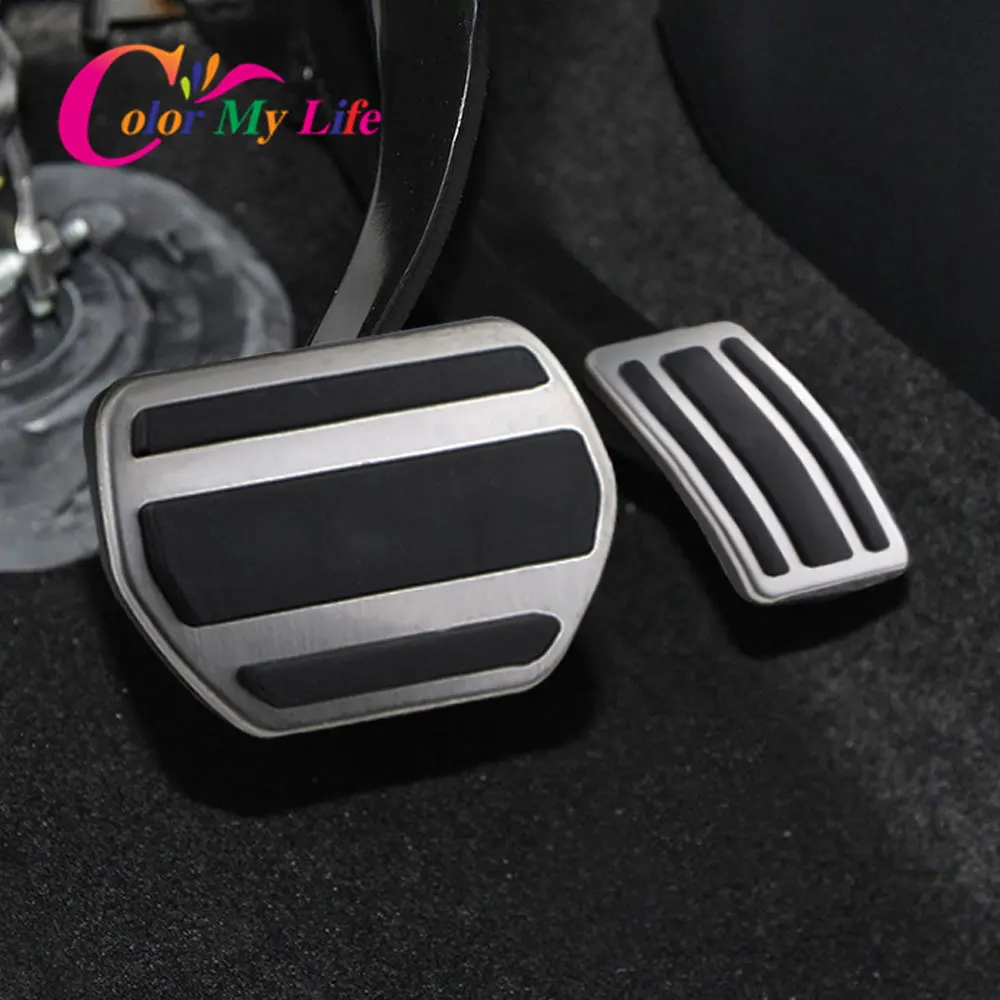 Stainless Steel AT MT Car Pedals for Peugeot 508 Citroen C5 2012-2014 C6 Accessories Gas Brake Cluth Pedal Cover