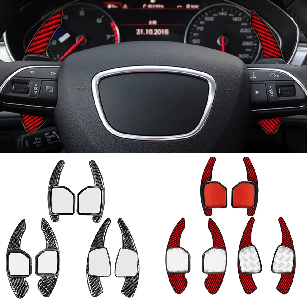 

Car Steering Wheel Shift Paddle Steering Wheel Decoration Accessories for Audi A3 A4 A5 Q3 Q5 TT S3 A6 Q7 Q2 Modification