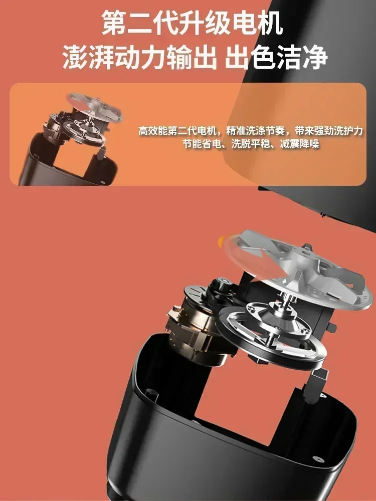 غسالة ملابس داخلية صغيرة جديدة شبه أوتوماتيكية ذات سعة كبيرة وغسالة منزلية #5