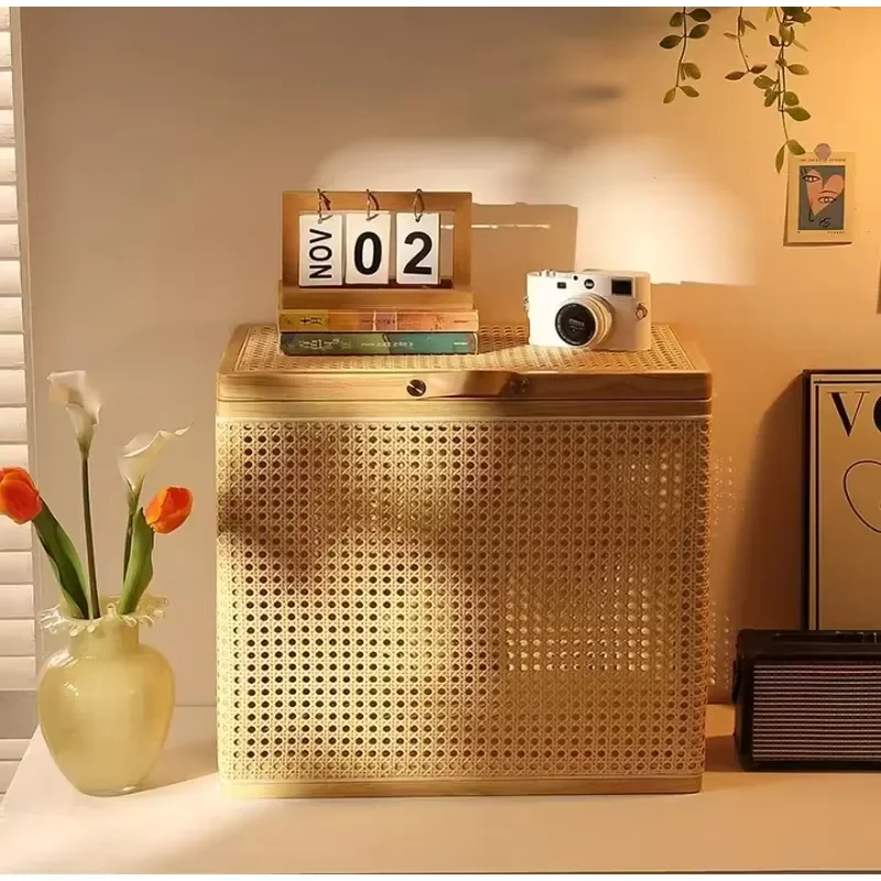 Large Woven Storage Basket With Handles For Home Organization And Decor Wholesale Bulk Natural Fiber Laundry Bin Container