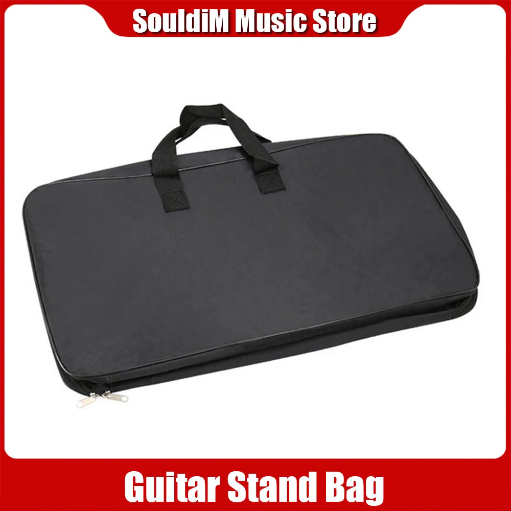 Portable Folding Guitar Stand Bag Waterproof Oxford Aluminum Tripod Music Stand Holder Case Performance Stand Carrying Bags