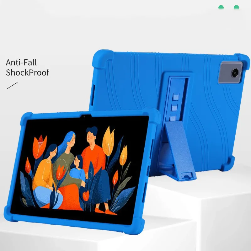 

Мягкий силиконовый чехол для Lenovo Xiaoxin Pad 12,1 дюйма 2025 Tablet PC Противоударная задняя крышка-подставка
