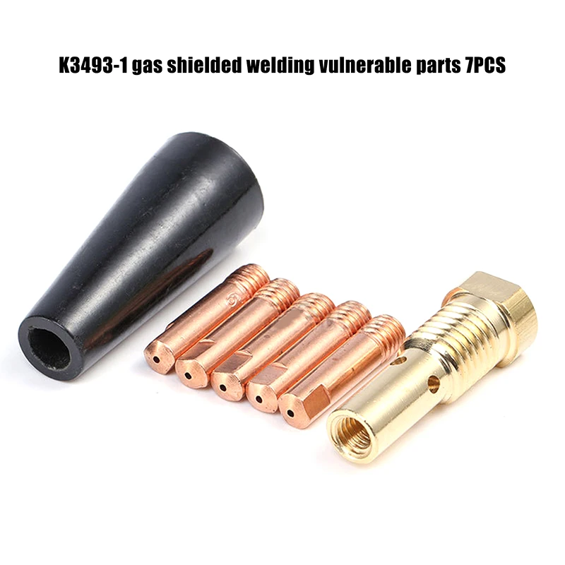 /KQM/0.8/0.9mm Mig Welding Kit Flux Gasless Nozzle Brass Welding Tips Replace Mig Welder Accessories