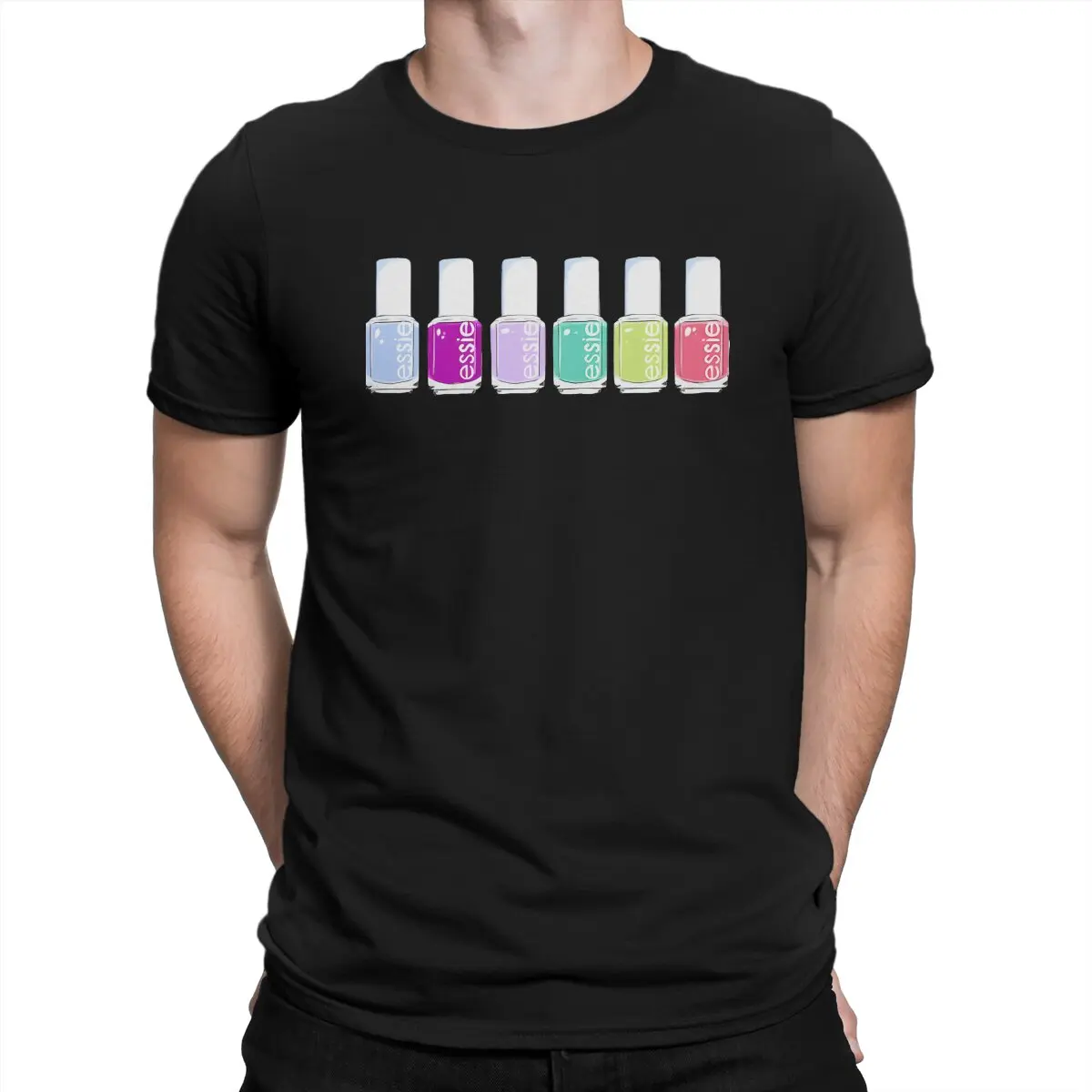 Nail Polish Man TShirt Nail Polish Distinctive T Shirt Graphic Streetwear Hipster