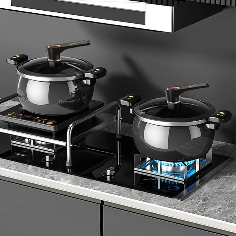 New Enamel Ceramic Crystal Micro Pressure Pot Large Capacity Multifunctional Household Stew Pot