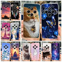 For Xiaomi Poco C75 Case Cute Cat Butterfly Painted Cover Soft Silicone Phone Case For Xiaomi Poco C75 C 75 PocoC75 Fundas Coque