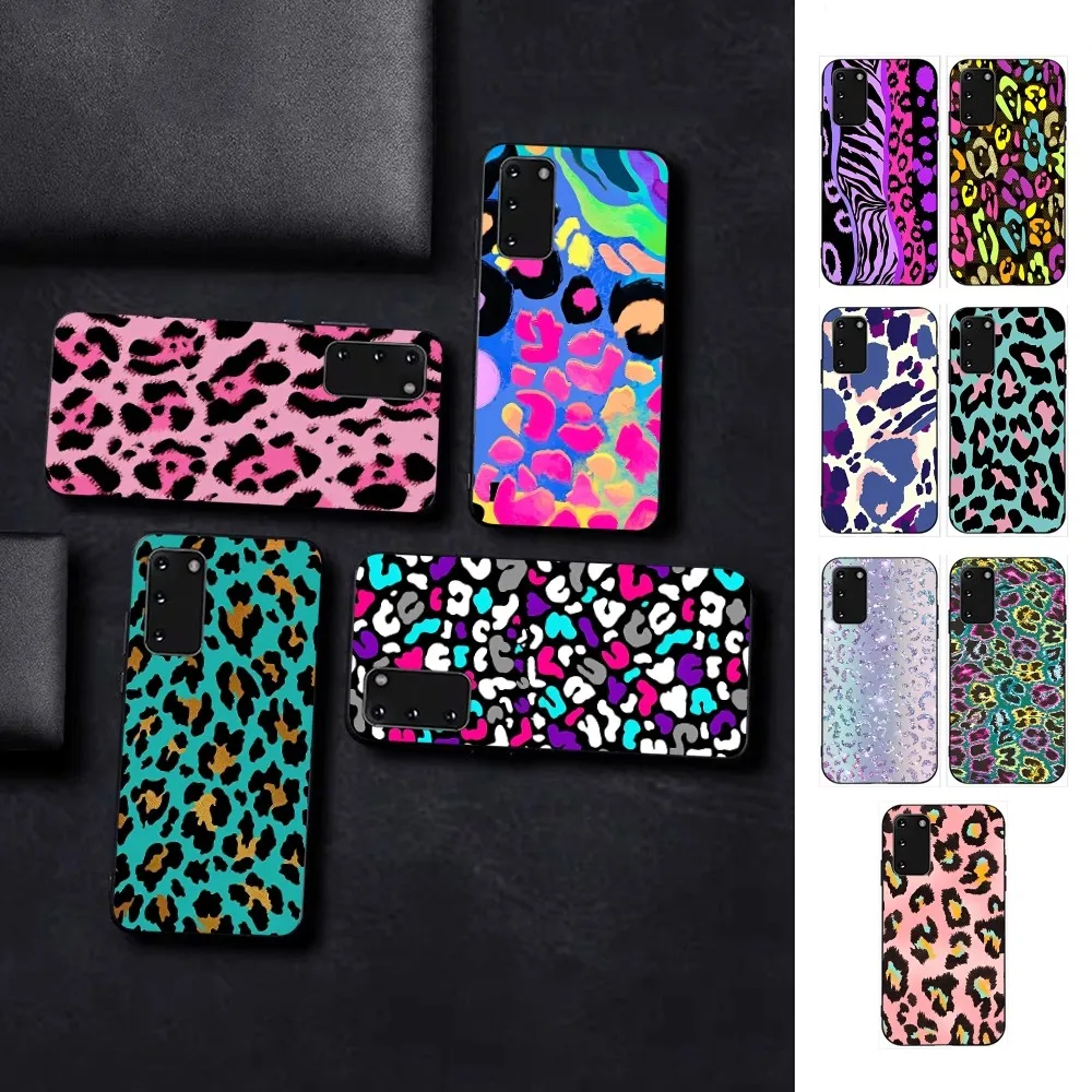 Leopard Print Phone Case For Samsung S 9 10 20 21 22 23 30 23plus lite Ultra FE S10lite Fundas