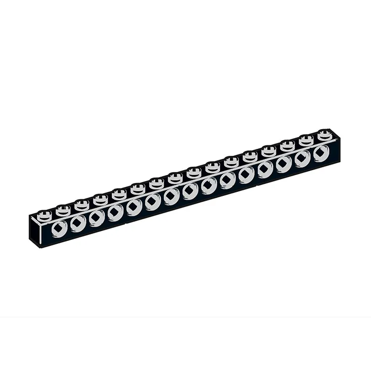 MOC 100PCS 3703 1x16 Bridge House Bricks With Holes Classical Adaptive Building Block Funny Toys Adults Boys Special Day Gifts