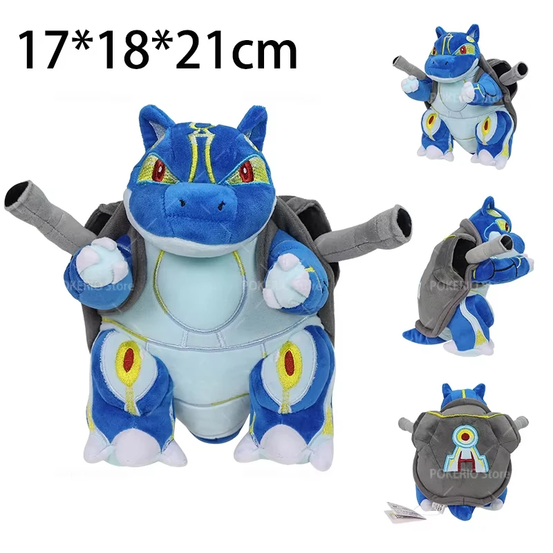 Anime Greninja Peluche Pokemon juguetes lindo Riolu Mega Lucario Zacian Zamazenta Blastoise fusible Kyogre Dialga Peluche chico regalo